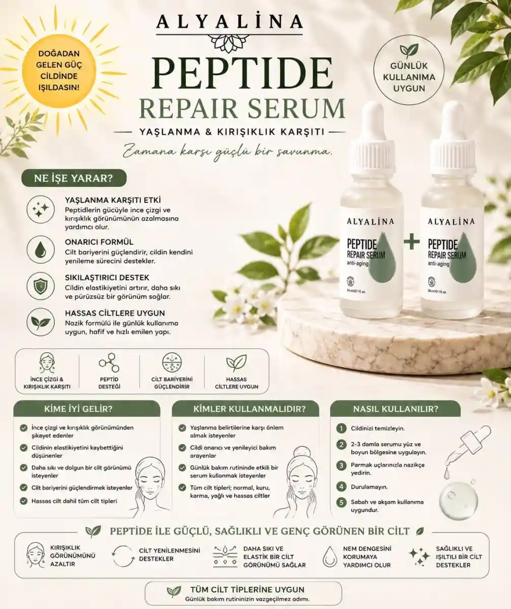 Alyalina peptid onarıcı serum