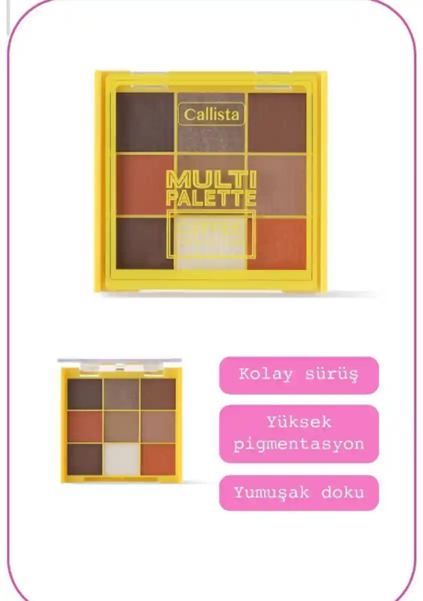 Callista çoklu göz farı paleti