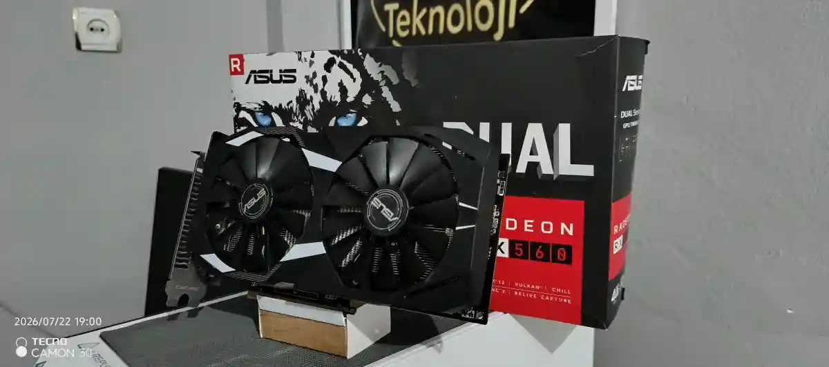 Asus amd radeon rx 560 ekran kartı