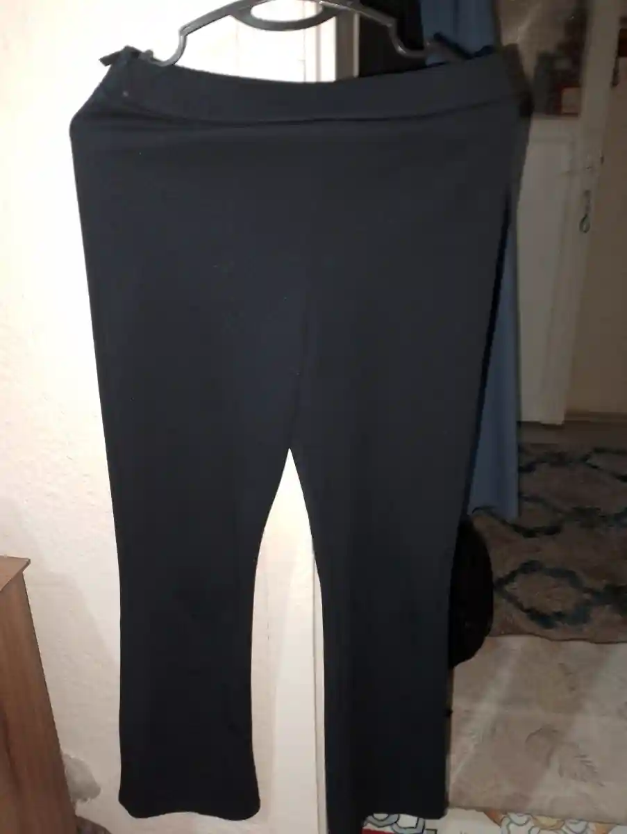 Lacivert renk i̇spanyol paça pantolon