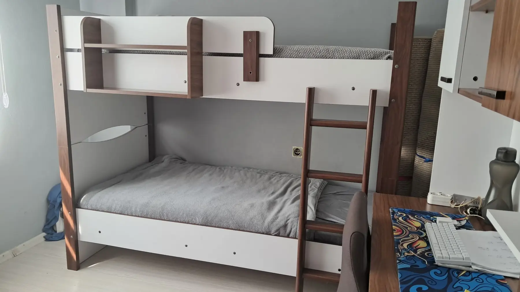 Modern tasarımlı çocuk ranzası