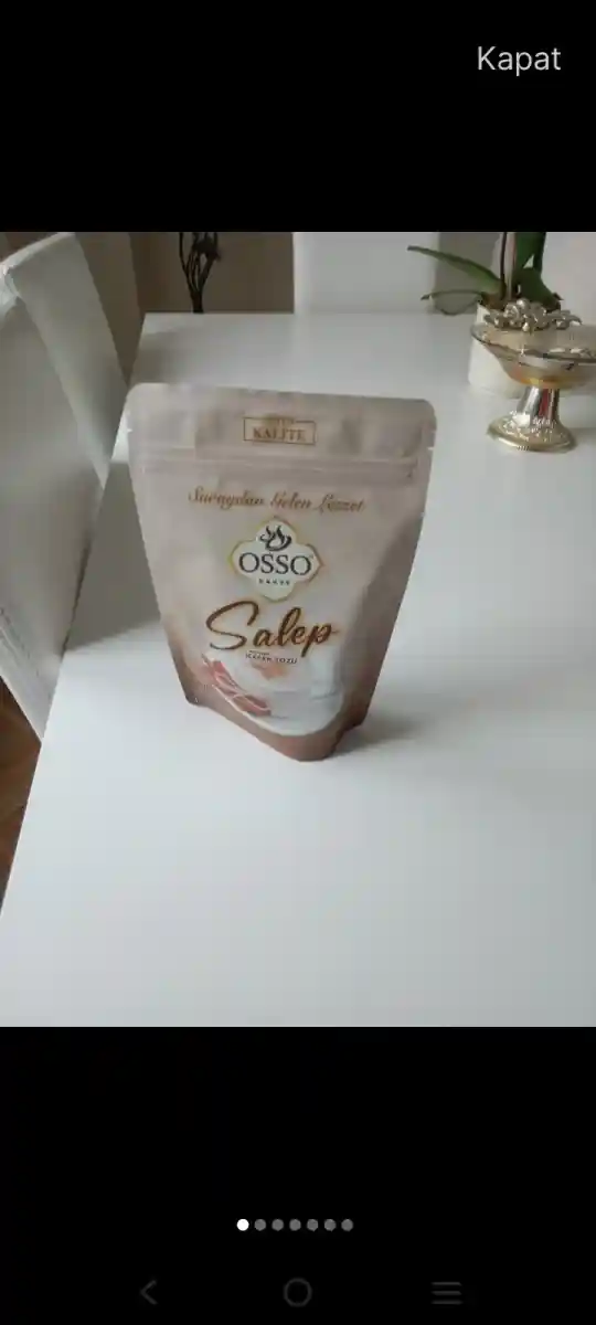 Osso markalı salep paketi