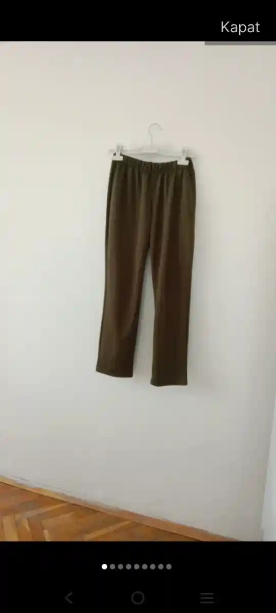 Kahverengi kadın spor pantolonu