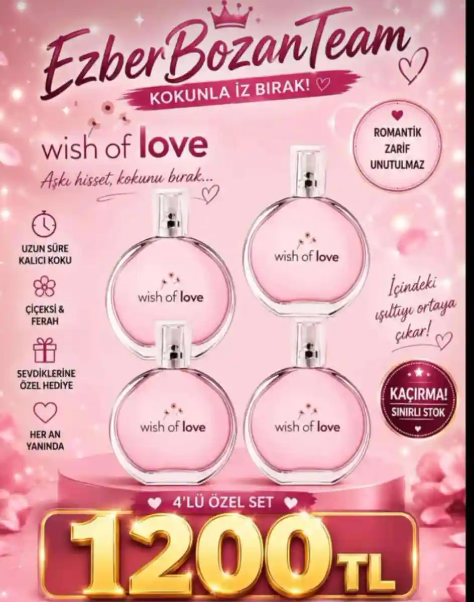 Wish of love parfüm seti