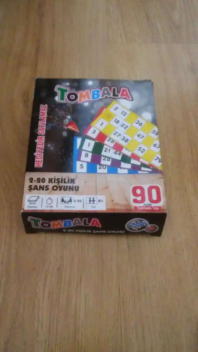 Tombala oyunu - 2-90 kişilik eğlenceli oyun