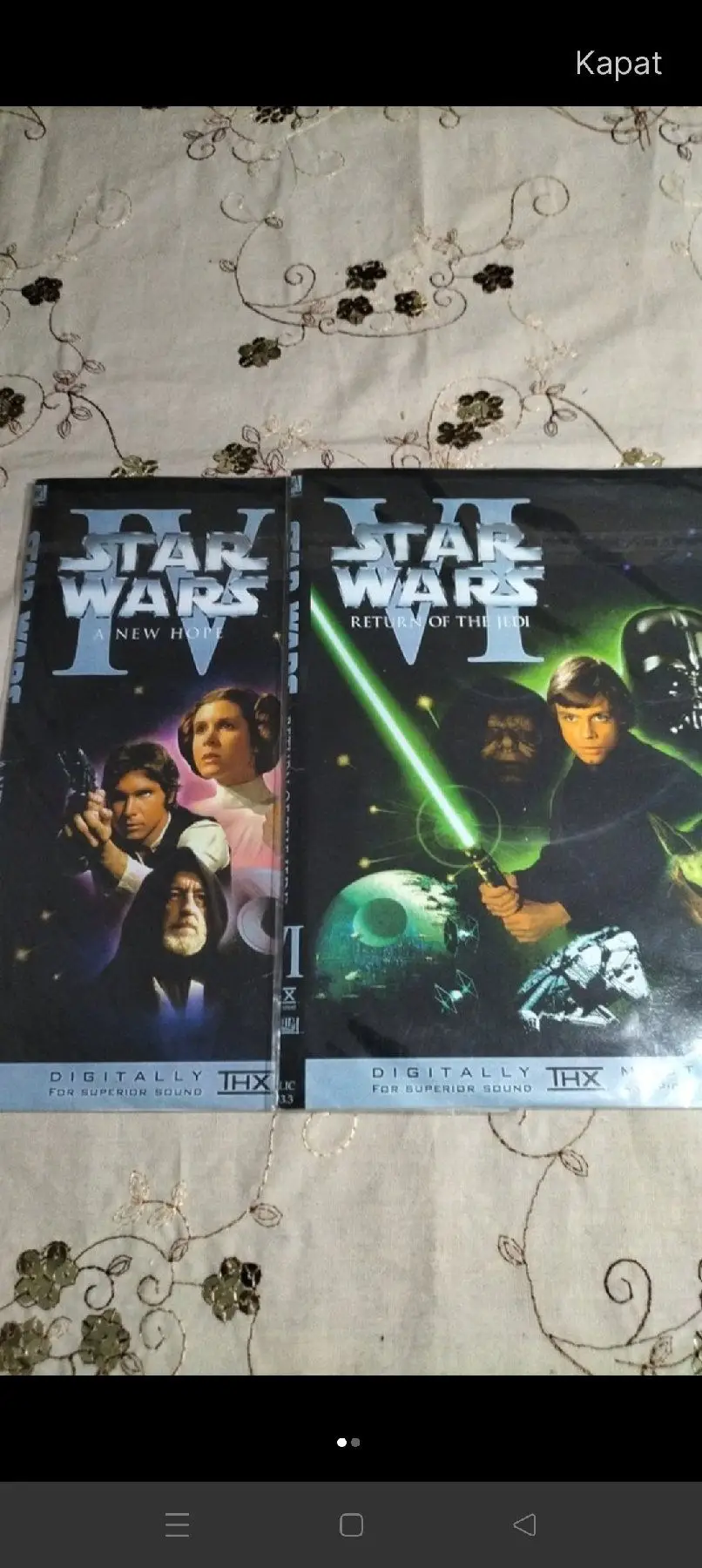 Star wars dvd set - bölüm iv ve v