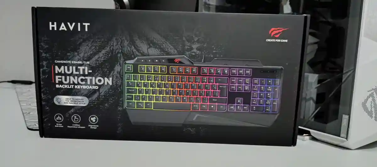 Havi̇t gamenote kb488l-tur gaming bilgisayar klavye (sıfır kutulu ürün)