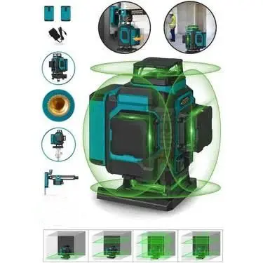 çok yönlü hizalama lazeri 360⁰ 16 çizgi