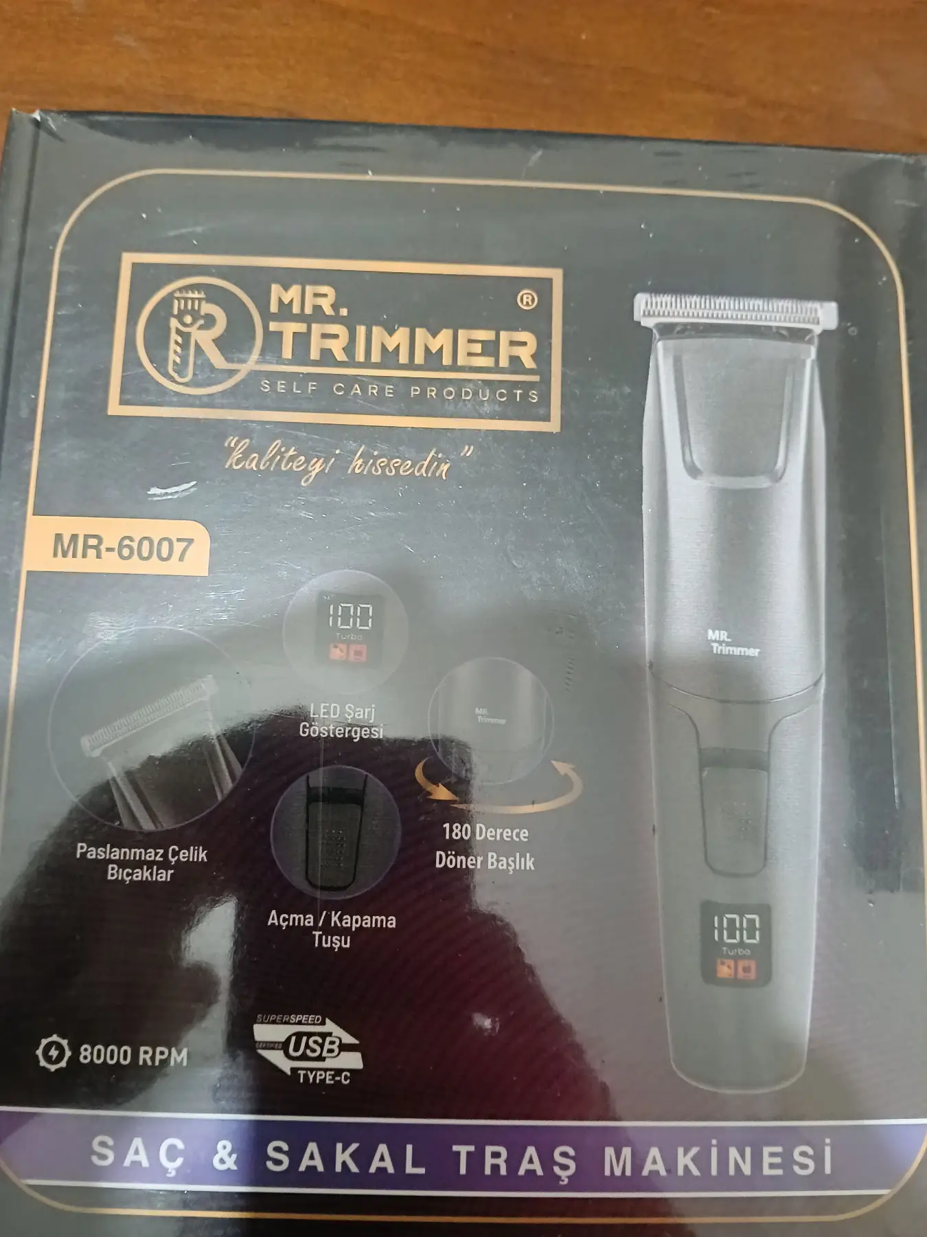 Mr. trimmer saç ve sakal tıraş makinesi