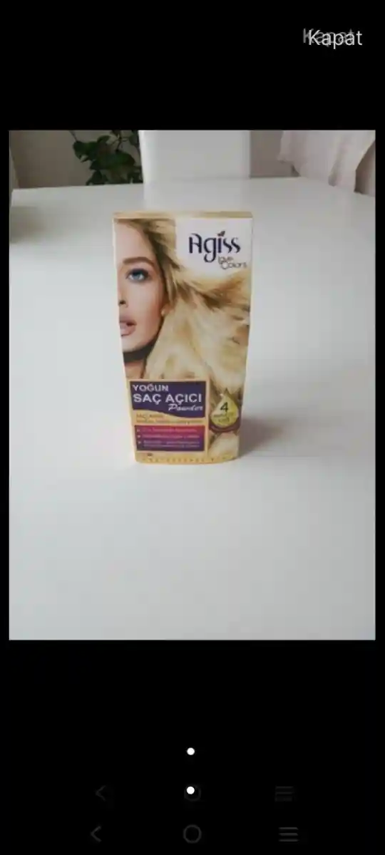 Ağıs saç açıcı 4. seviye