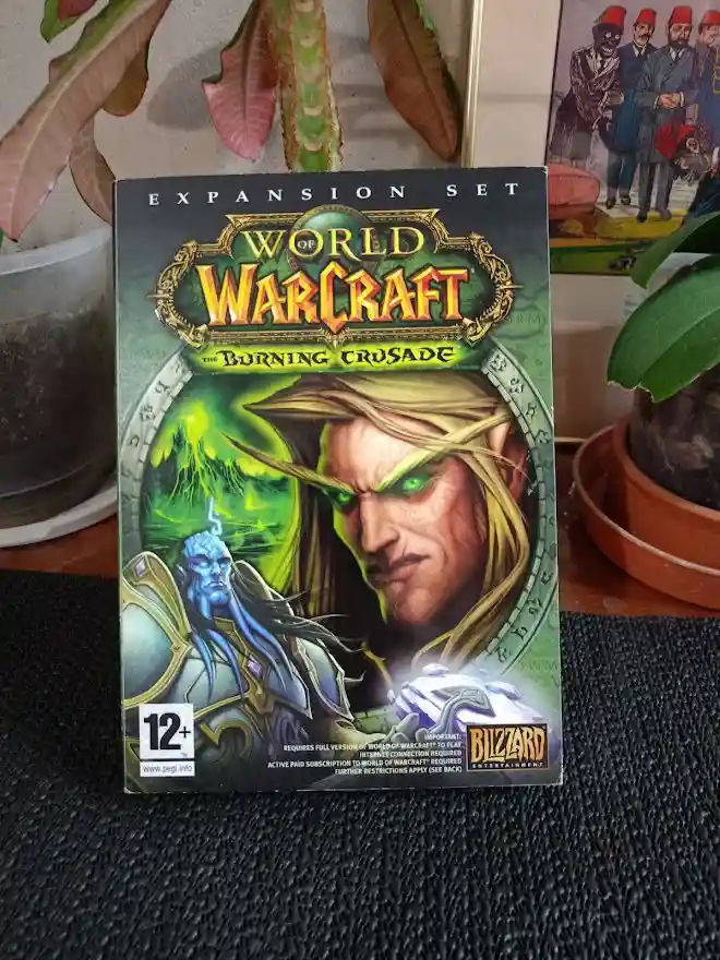 World of warcraft - the burning crusade - expansion set. koleksi̇yonluk . 4disk set. ilan görseli