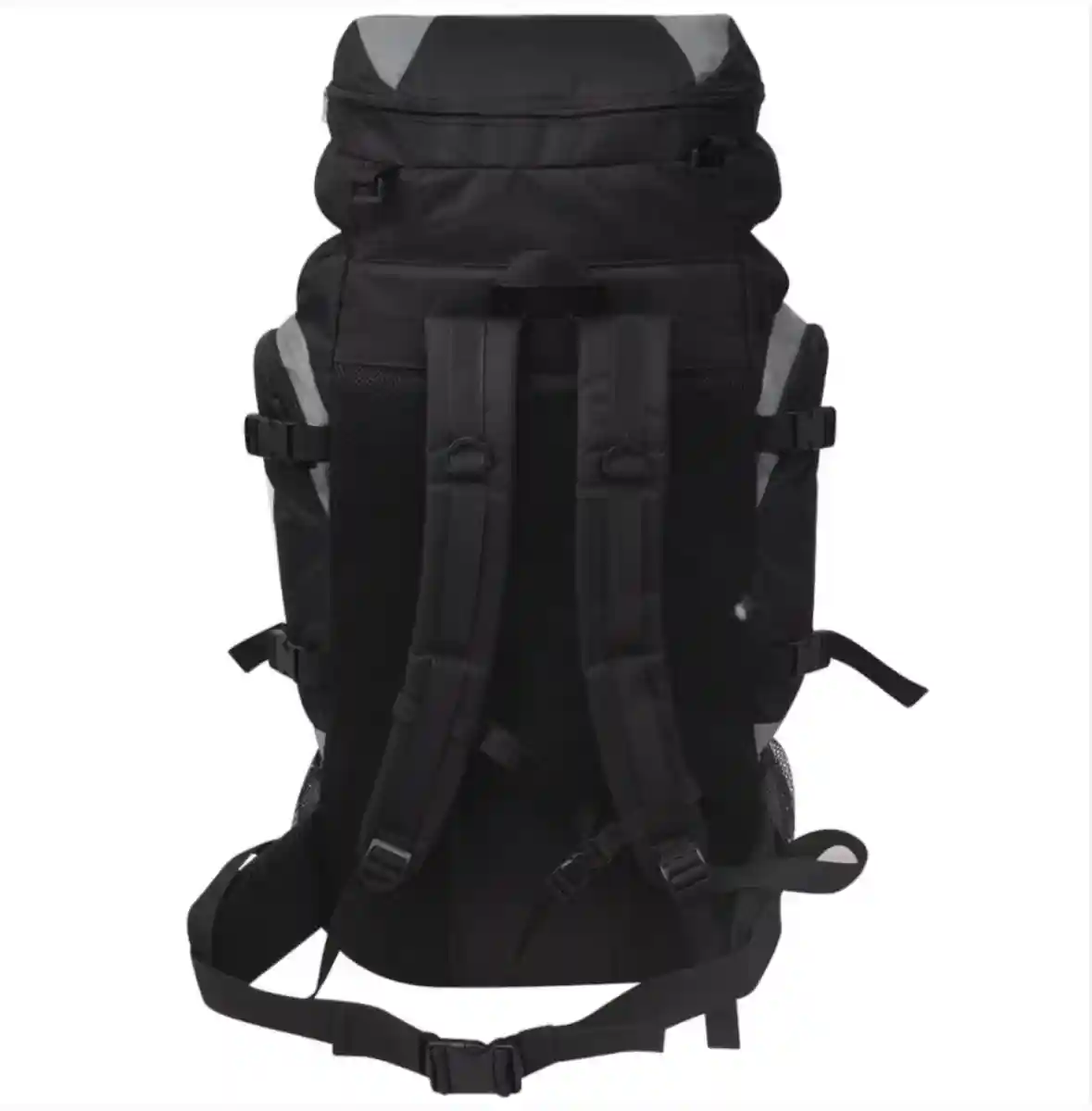 Vidaxl xxl 75 l siyah ve gri yürüyüş sırt çantası ilan görseli