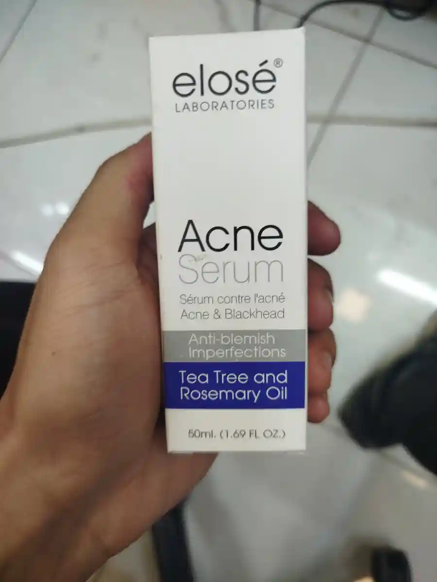 Elosé akne serumu - çay ağacı ve biberiye yağı