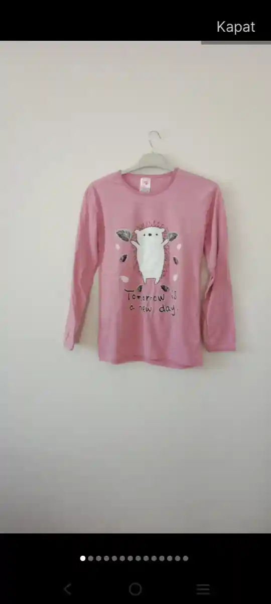 Pembe kız çocuk tişörtü