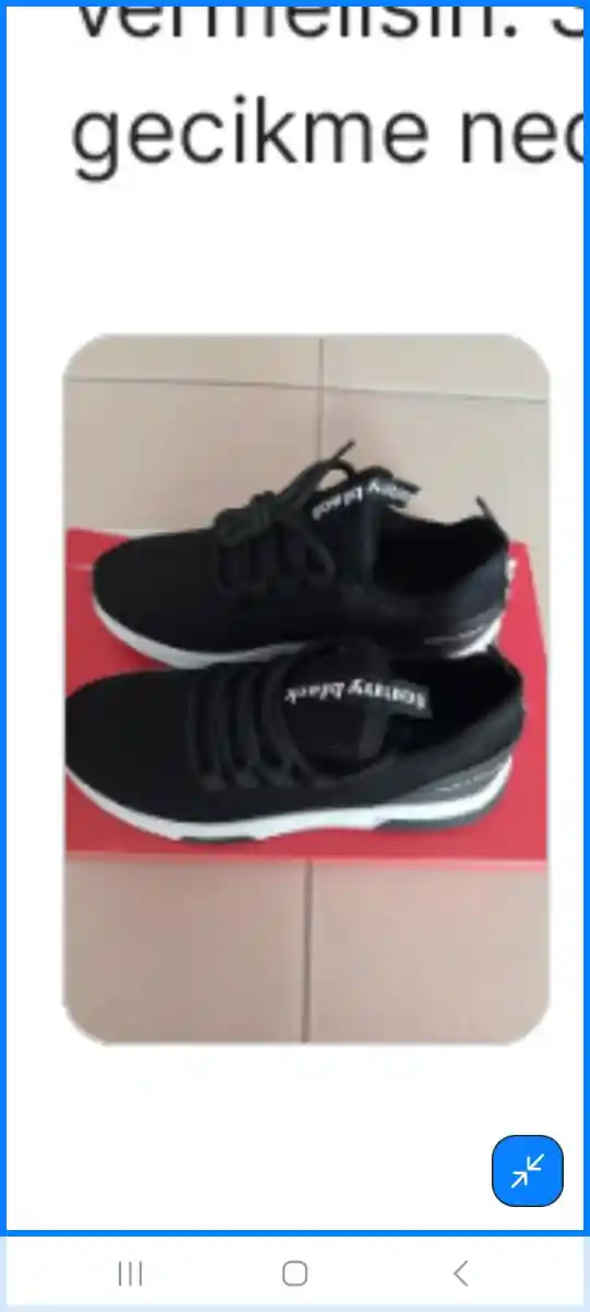 Tony black spor ayakkabı