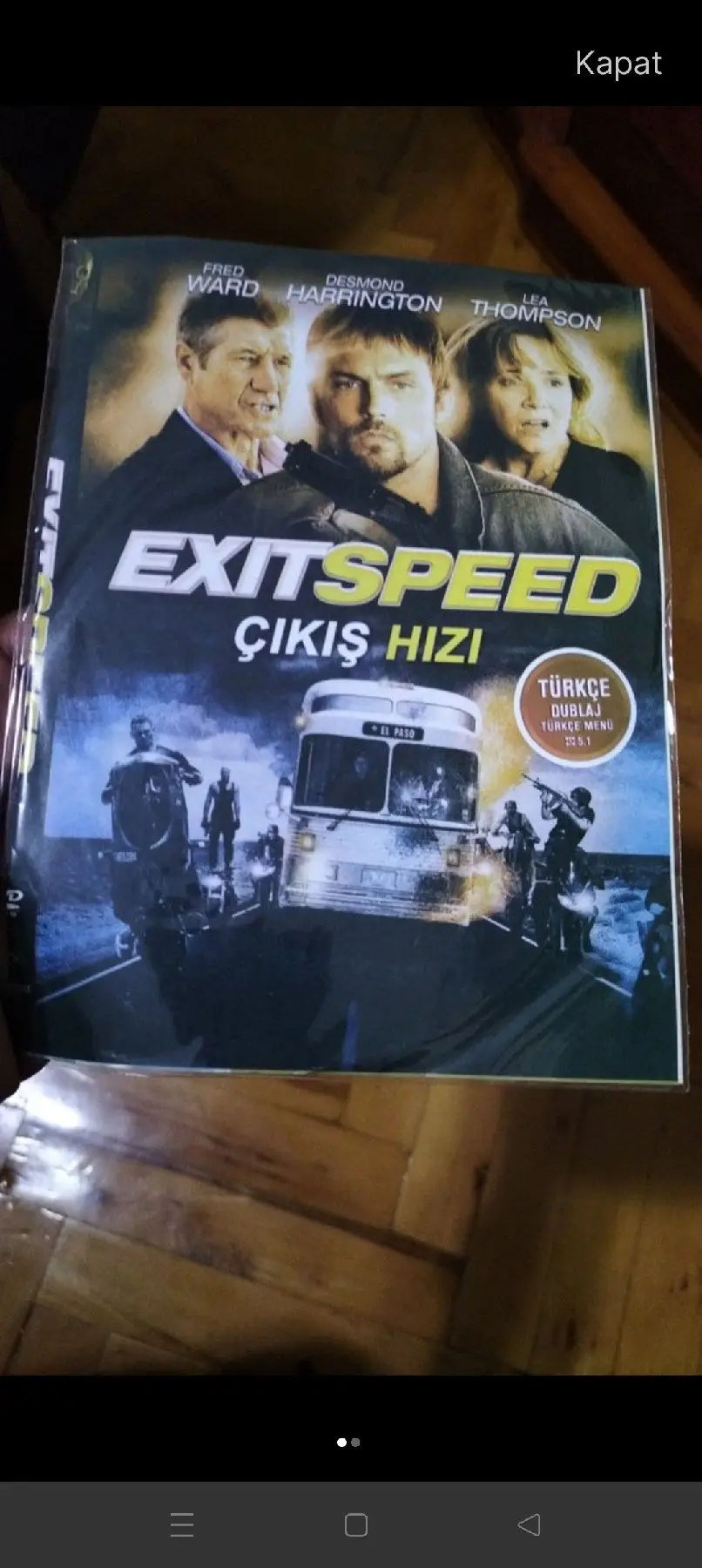 çıkış hızı - aksiyon filmi ilan görseli