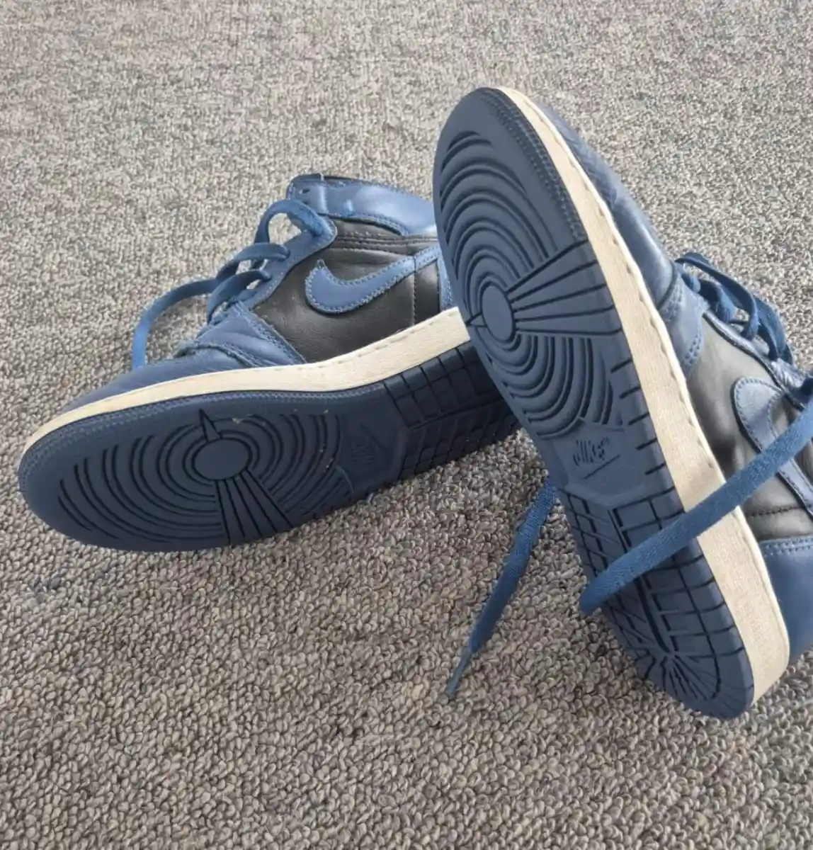 Mavi nike spor ayakkabı