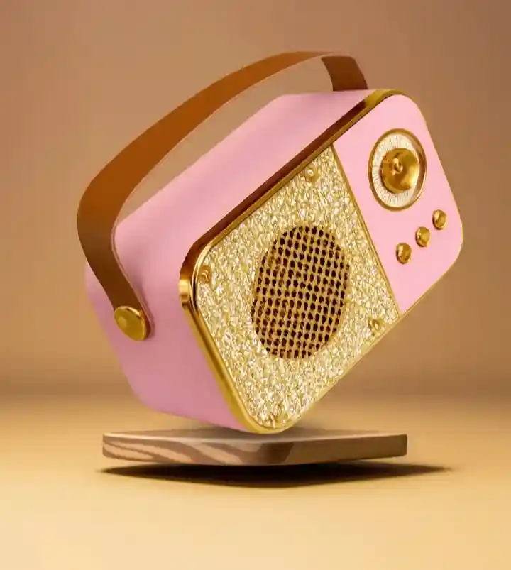 Pembe retro radyo