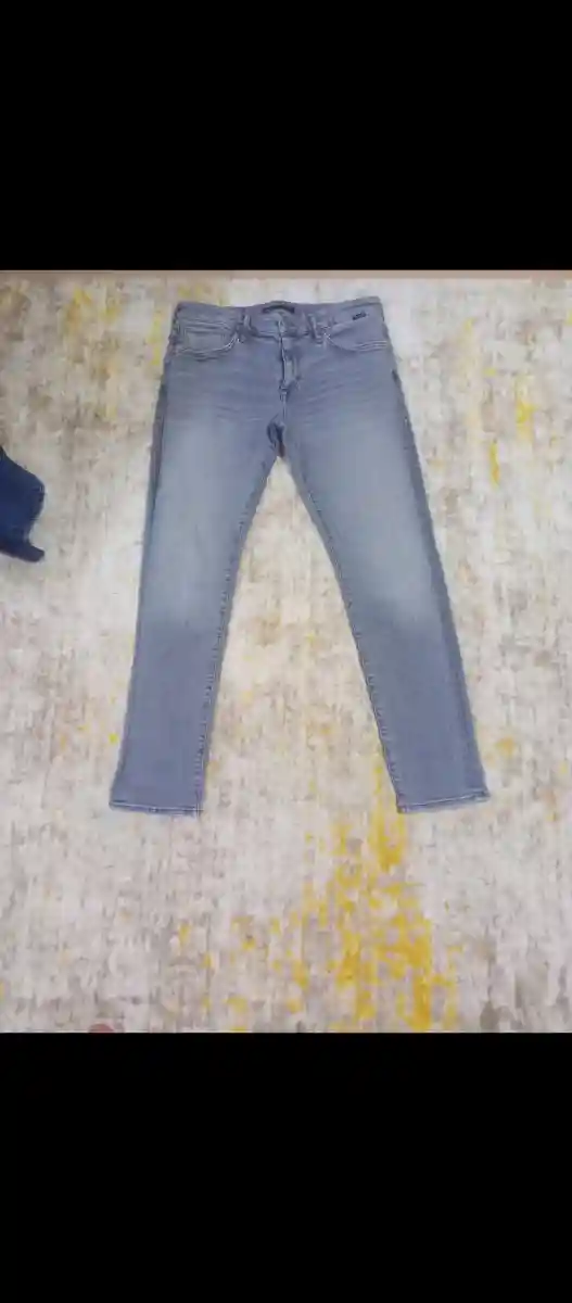 Mavi renkli slim fit kot pantolon