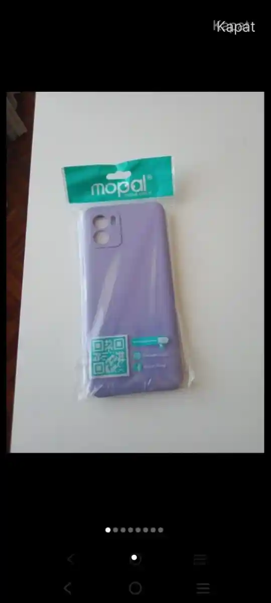 Mor renkli telefon kılıfı