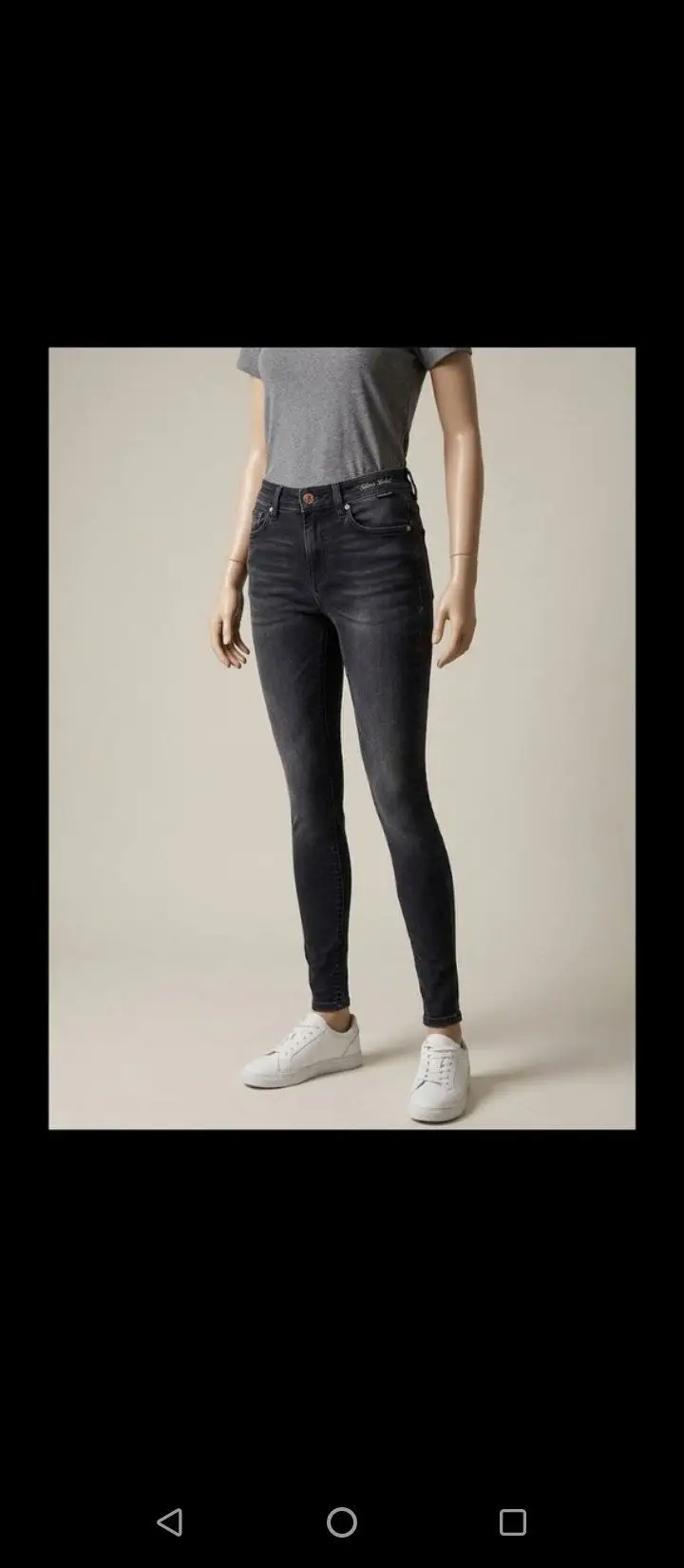 24-28/siyah yüksek bel skinny jean pantolonsiyah tonundaki bu skinny jean, yüksek bel kesimi