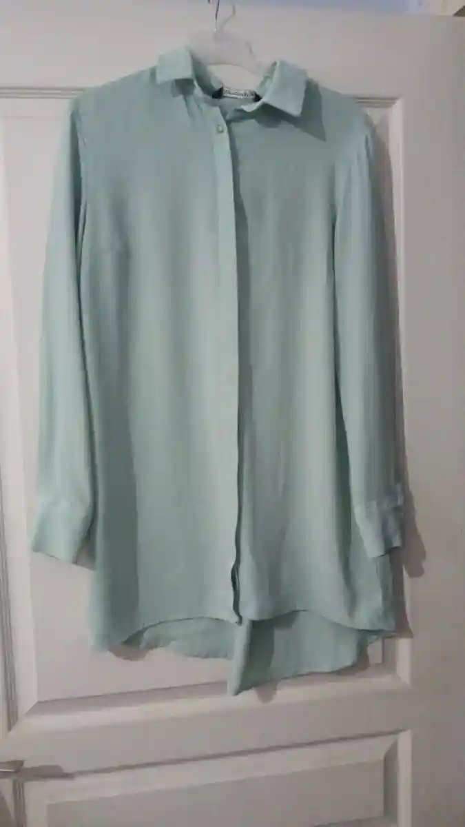 Lcw modest mint yeşili tunik gömlek - 36 beden