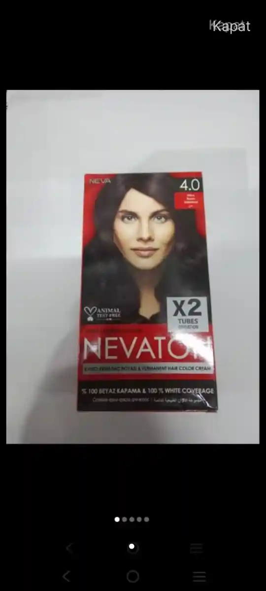 Nevaton 4.0 koyu kahverengi saç boyası