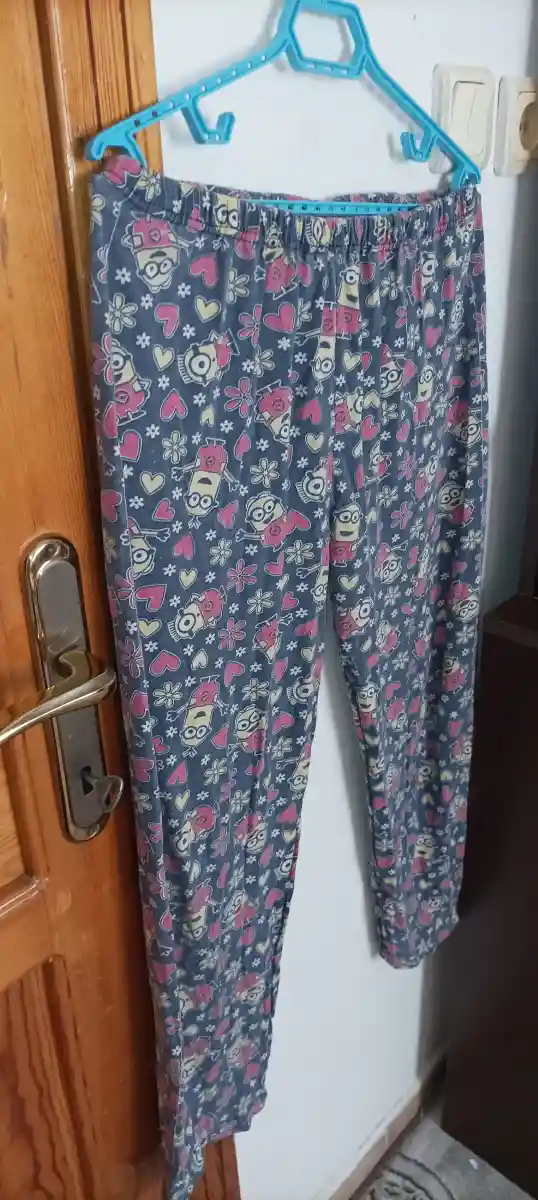Renkli desenli pijama altı