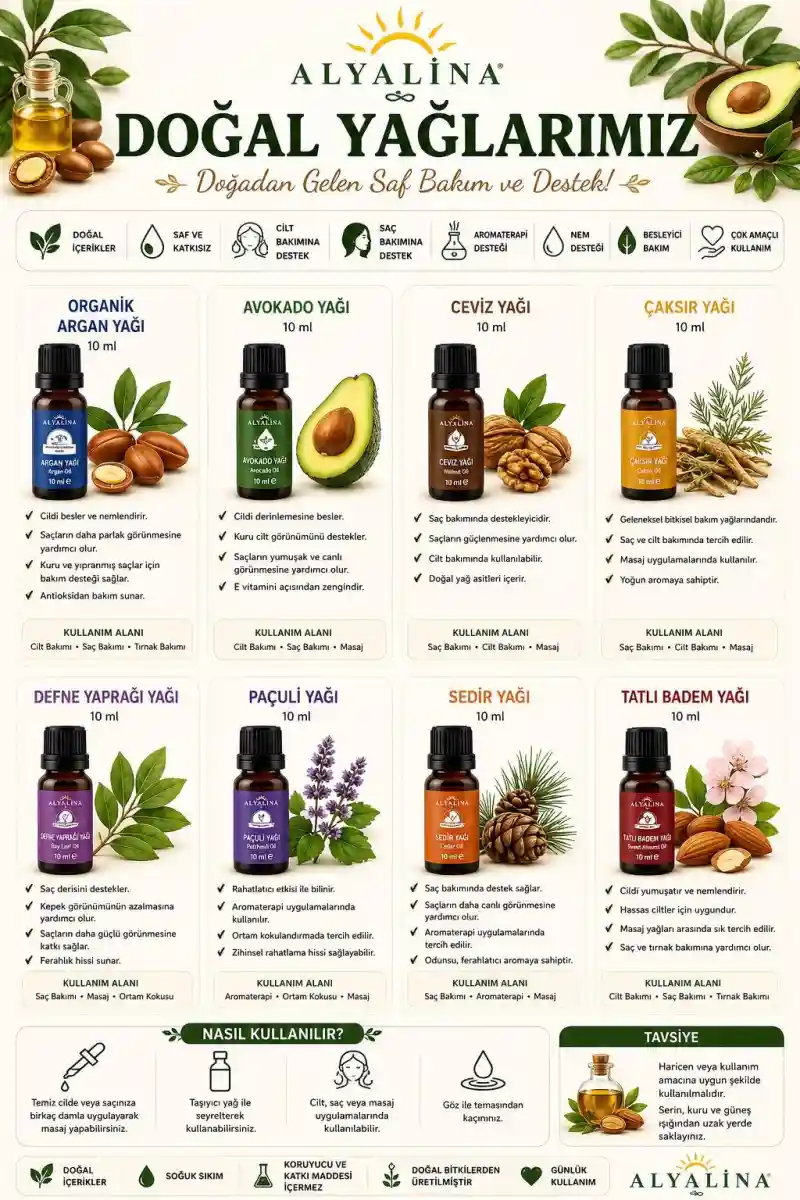 Doğal argan yağı - cilt ve saç i̇çin