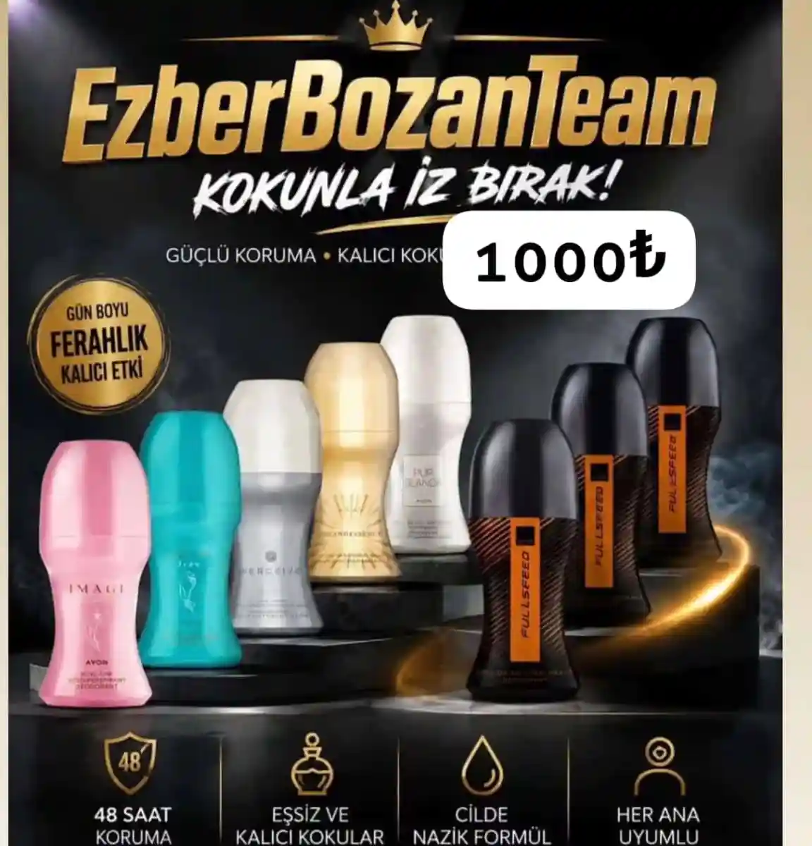 Ezberbozanteam deodorant