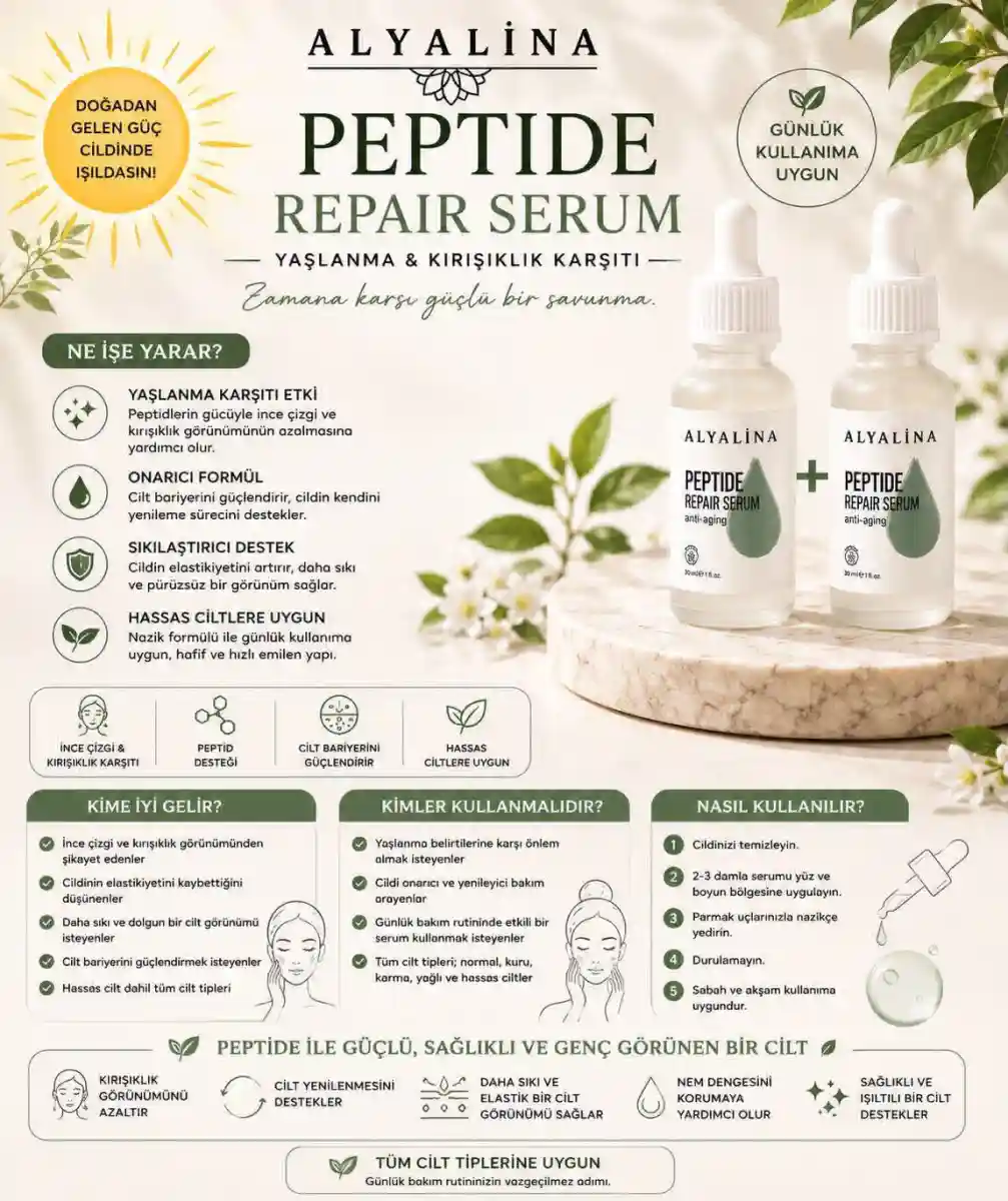 Alyalina peptid onarıcı serum