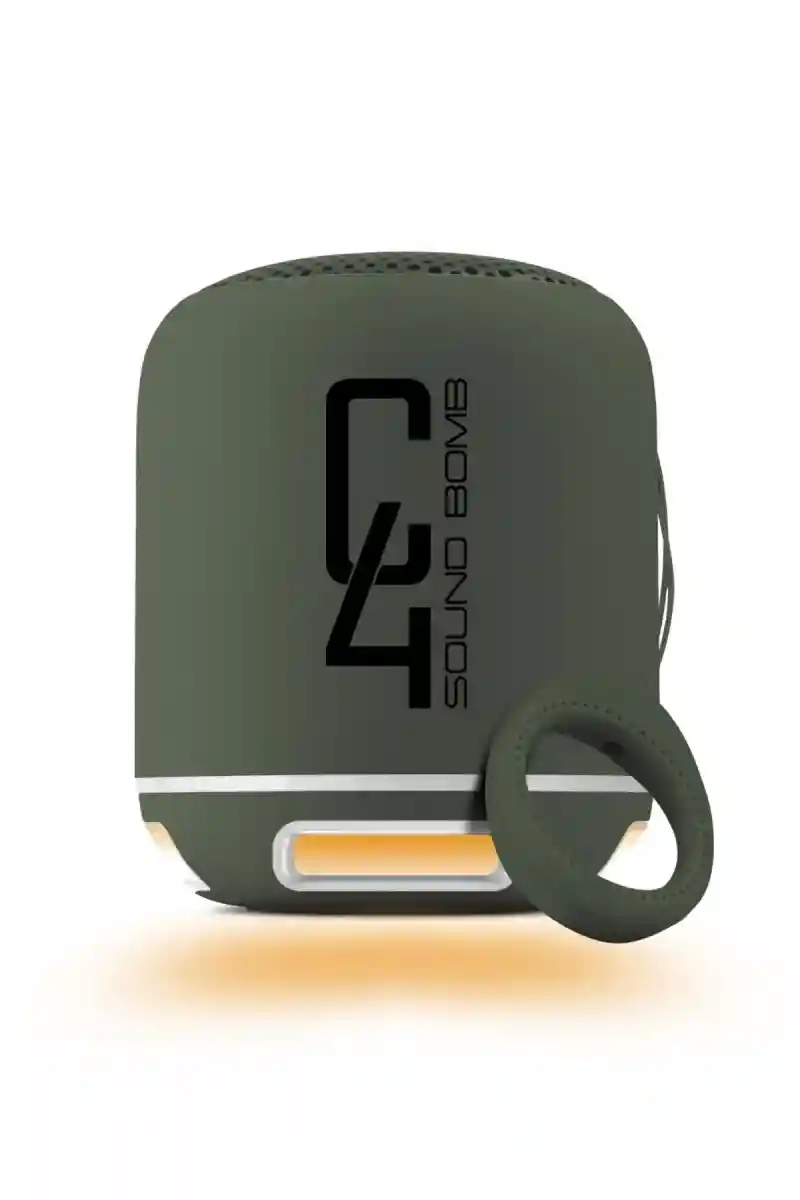 Powerway  powerway c4 siyah bluetooth hoparlör sese duyarlı led