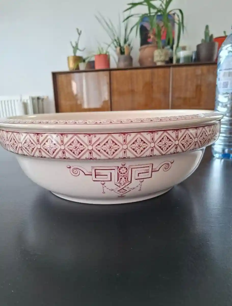 Desenli seramik tabak satılık