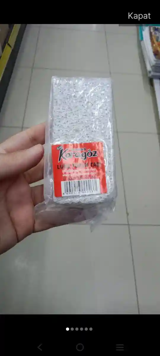Küçük temizlik süngeri