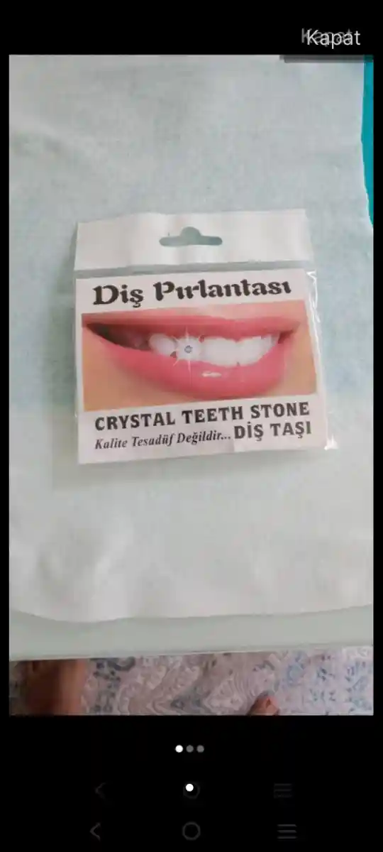 Diş pırlantası - estetik diş taşı