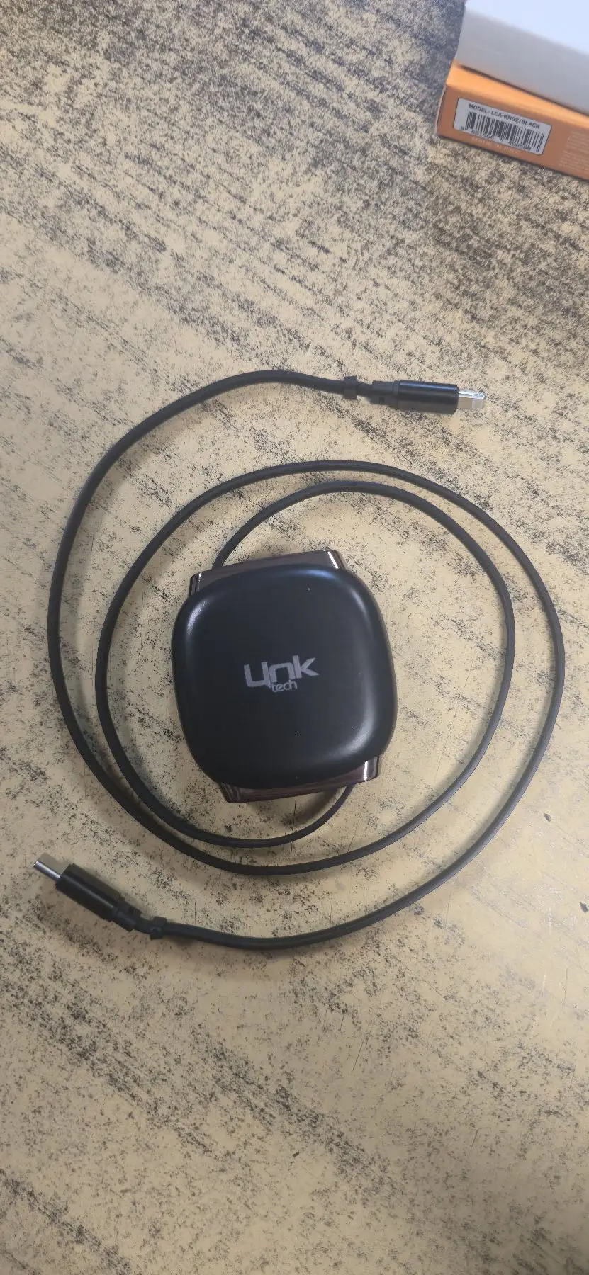 Linktech kn02 30w makaralı lightning şarj kablosu