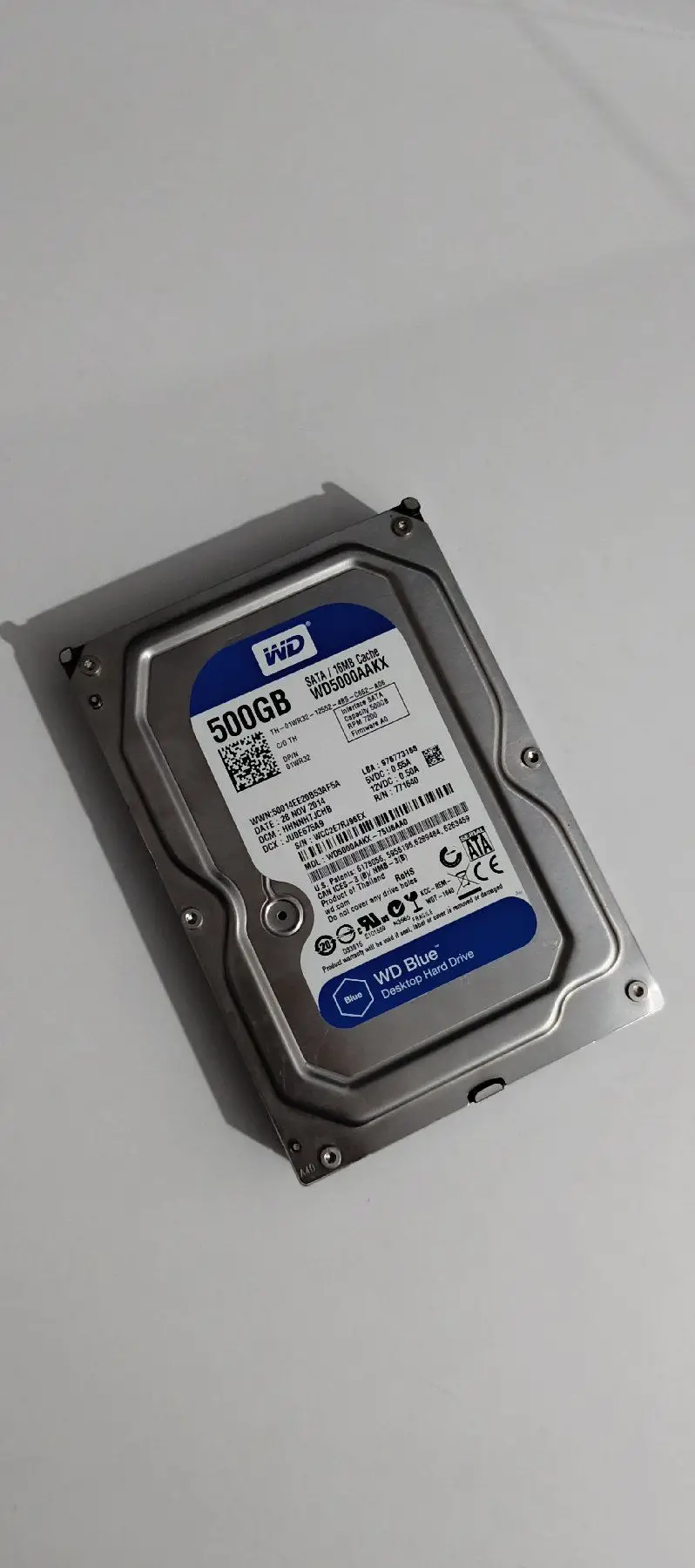 Wd blue bi̇lgi̇sayar hardi̇sk (sağlik:82° performans:100°
