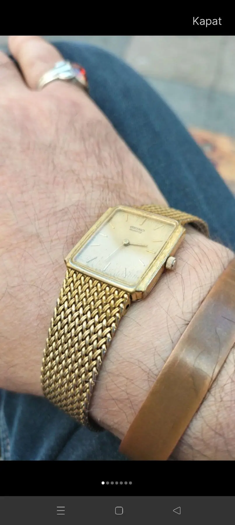 Seiko,vıntage, en az 40 yıllık saat