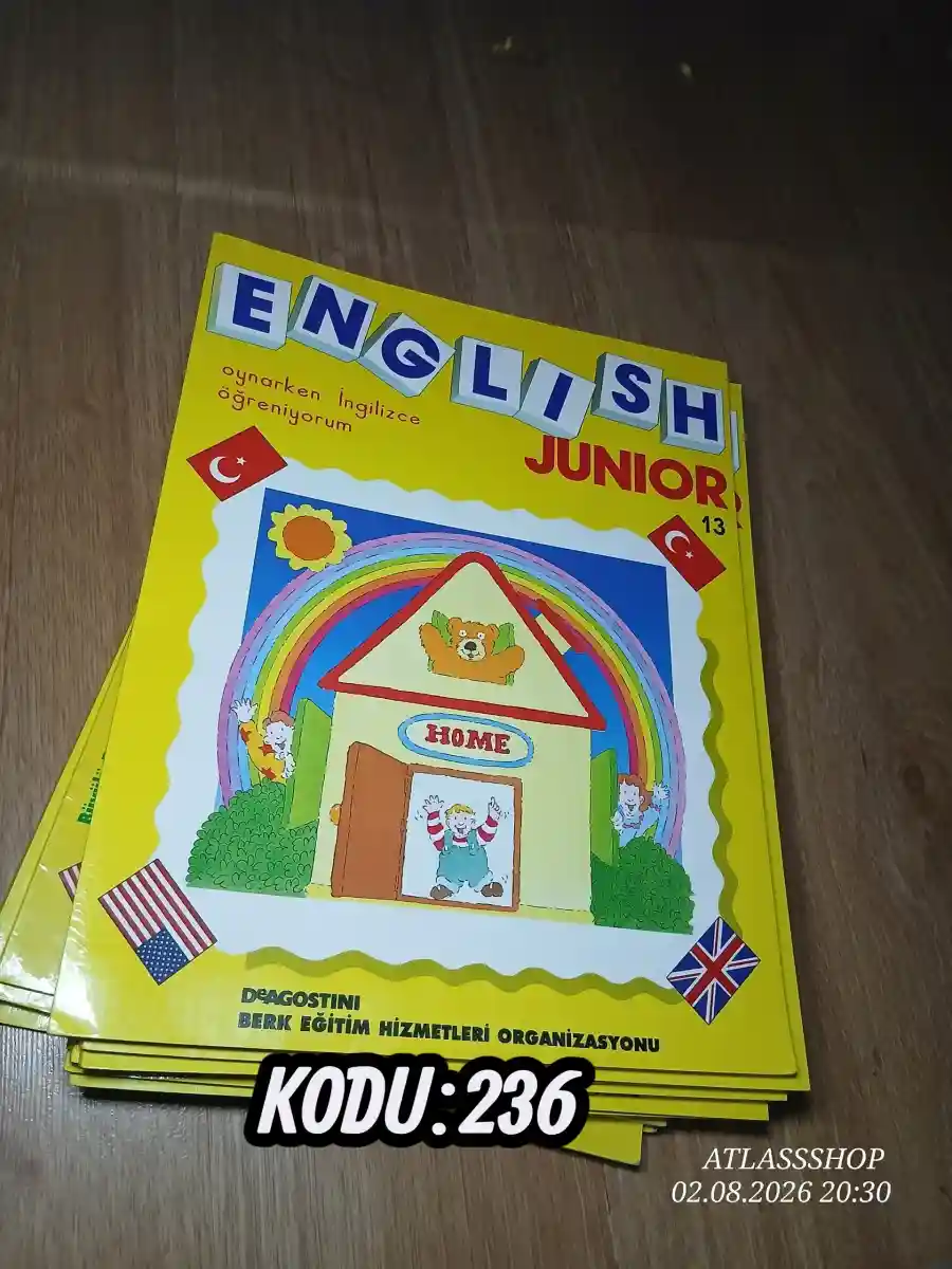 English junior çocuk kitabı