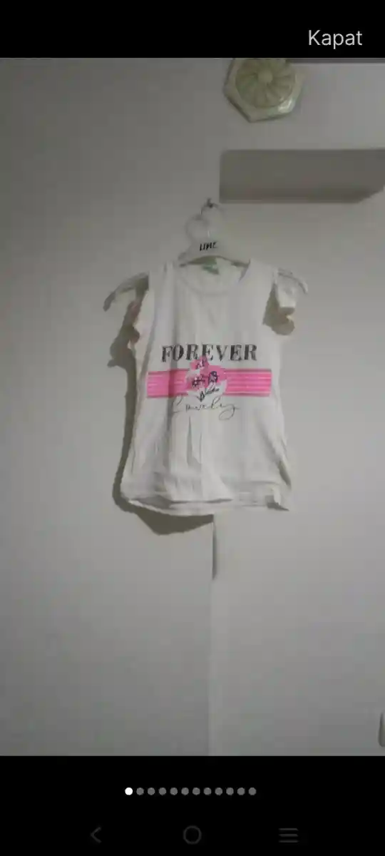 Forever yazılı beyaz tişört