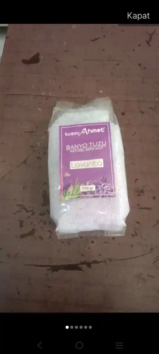 Lavanta kokulu banyo tuzu