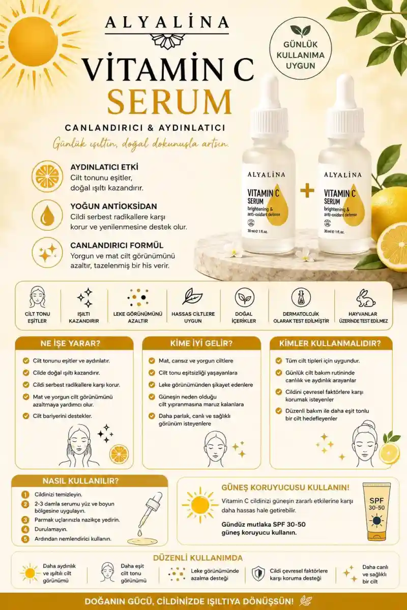 Alyalina vitamin c serumu