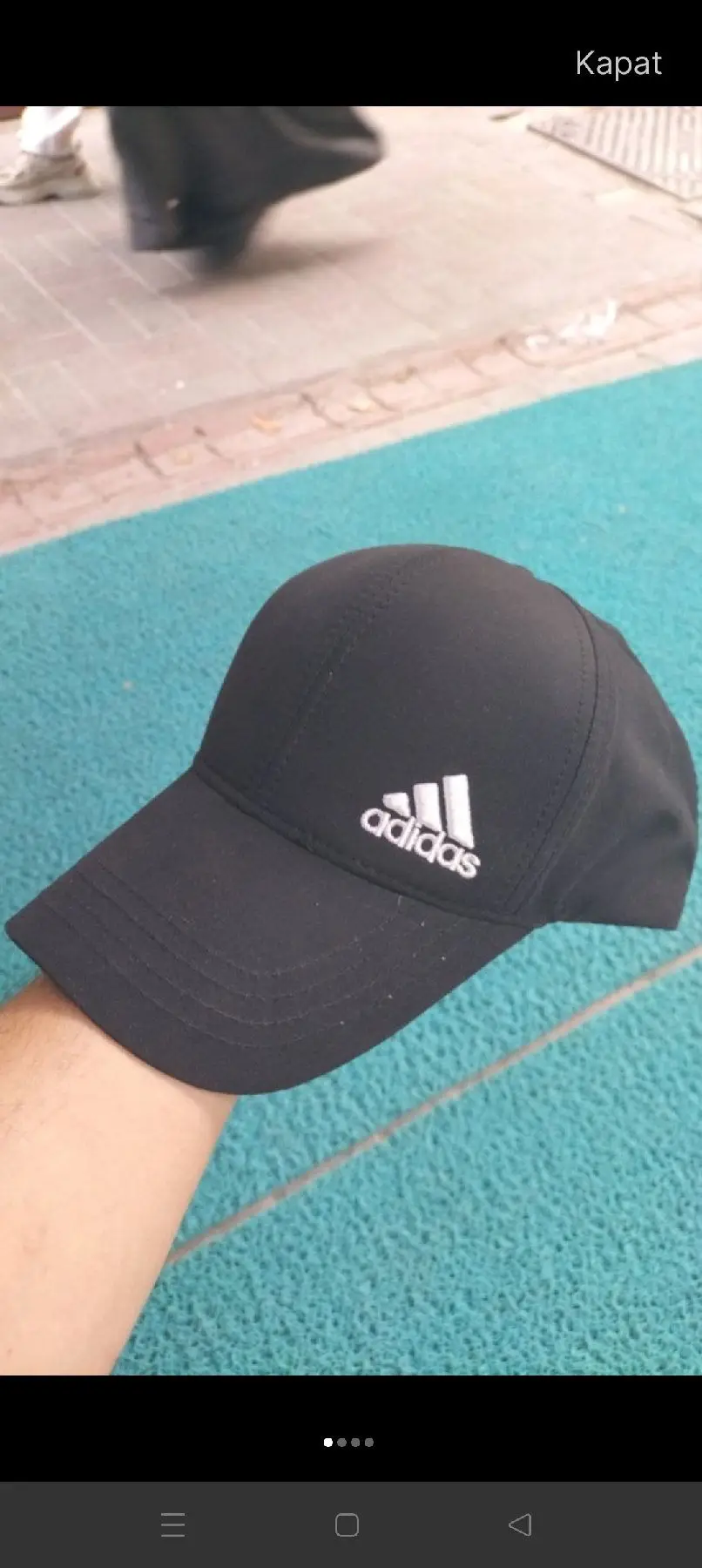 Siyah adidas spor şapka, replica