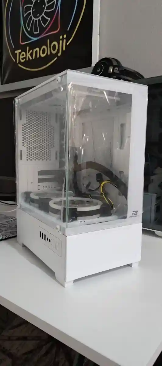 Powerboost full rgb akvaryum bilgisayar boş kasa+600w 80 plus power