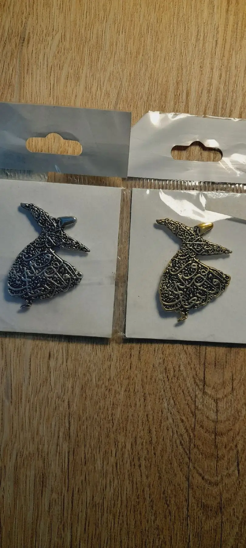 Konya semazen magnet 2'li gold ve gümüş