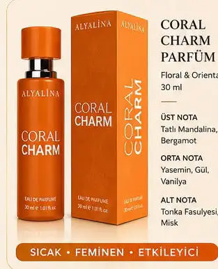Alyalina coral charm parfüm 30 ml