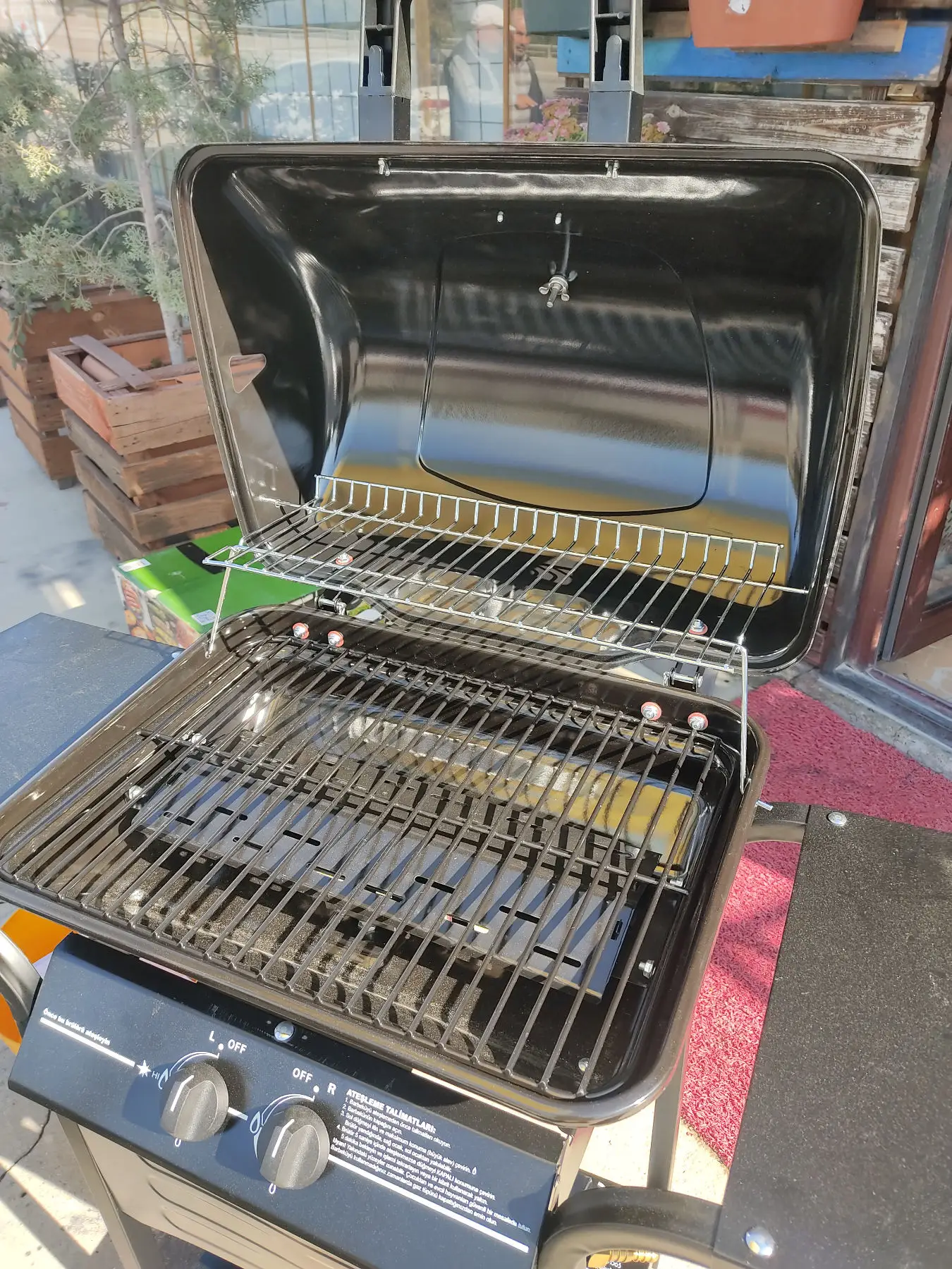 Gazli barbekü gazli mangal sifir paketli̇ ürün