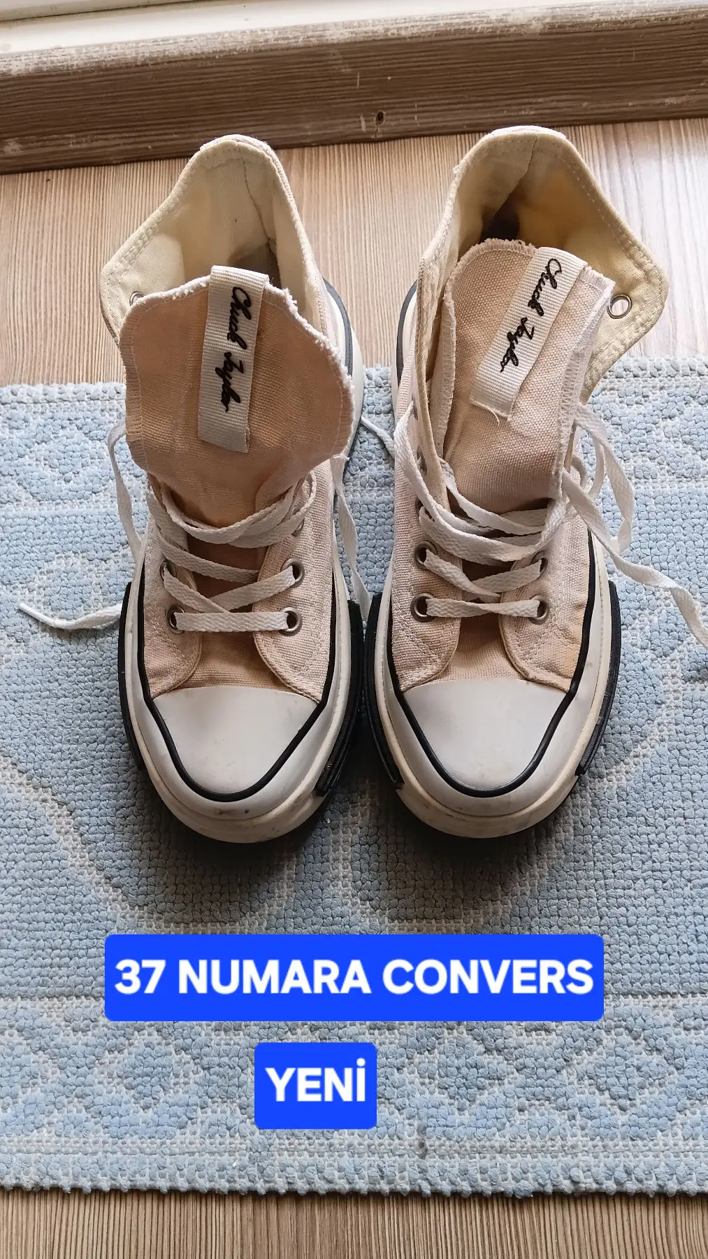 37 numara yeni converse spor ayakkabı