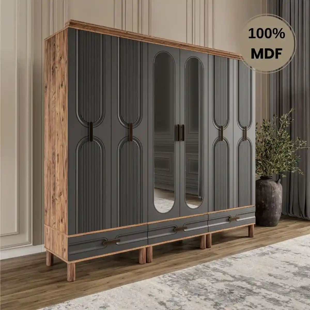 Modern tasarımlı mdf dolap