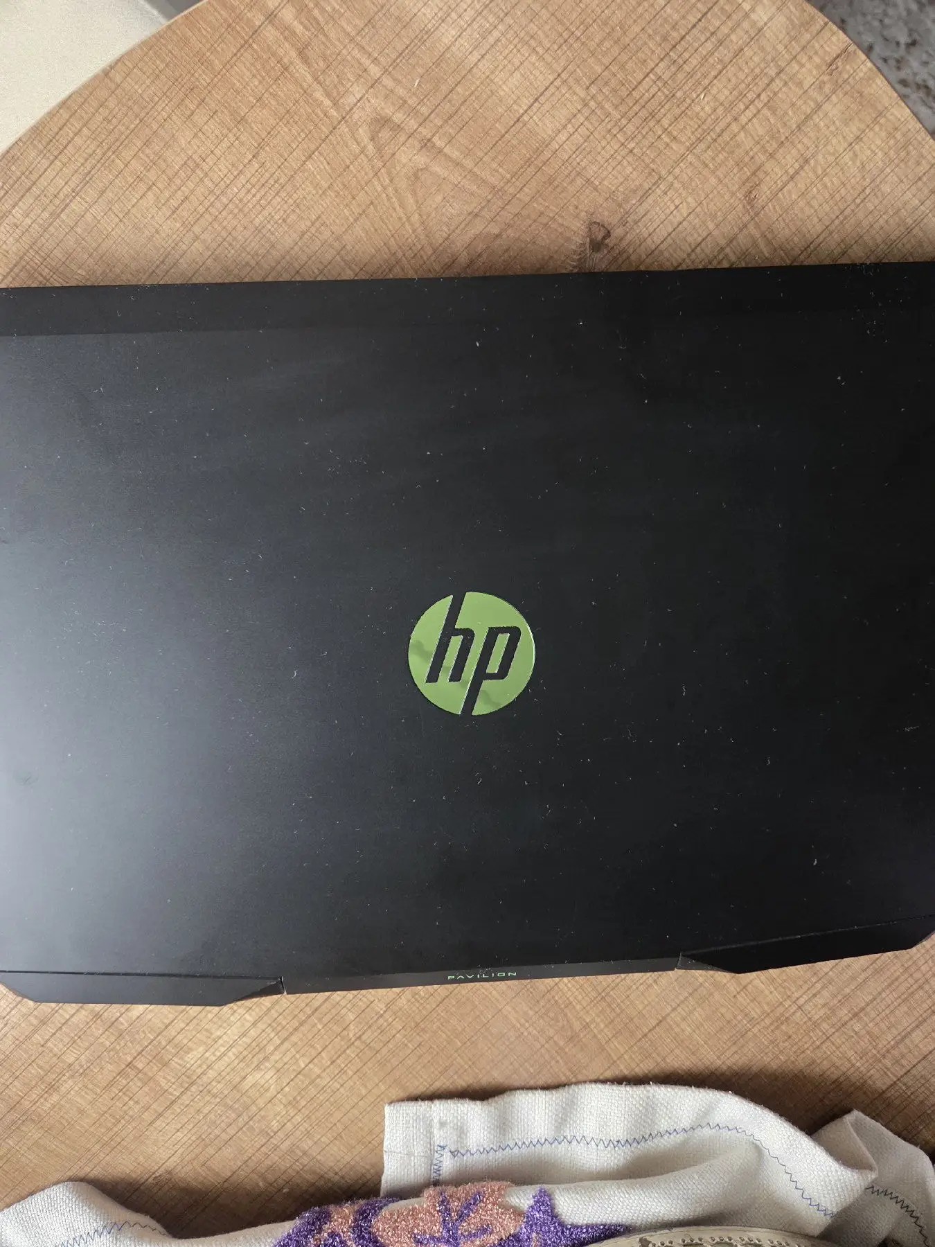 Hp marka siyah laptop